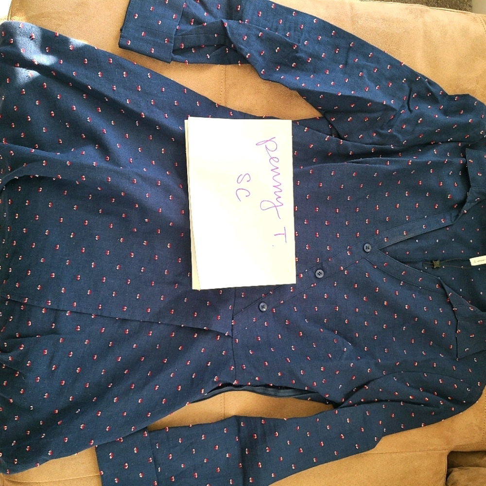 BCBGeneration blue long sleeve dress size 10